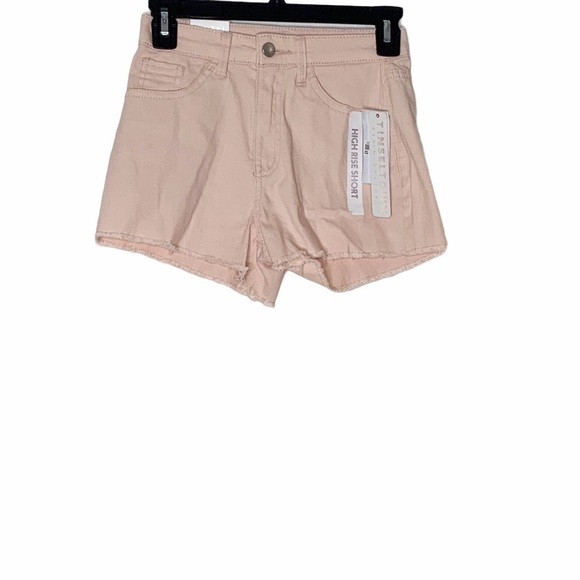 TINSELTOWN light pink high rise shorts. Size 0 - Picture 1 of 4